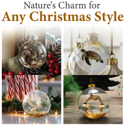 2026 🎄 Holiday Animal Crystal Glass Ornament 🎄