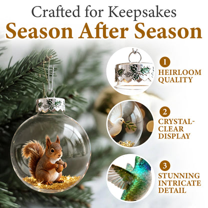 2026 🎄 Holiday Animal Crystal Glass Ornament 🎄
