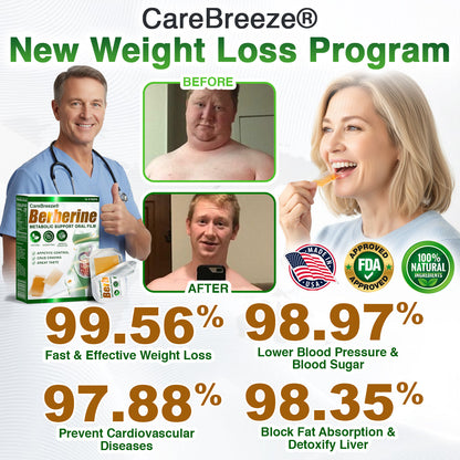 𝗖𝗮𝗿𝗲𝗕𝗿𝗲𝗲𝘇𝗲® Berberine 𝑺𝒍𝒊𝒎 𝑭𝒂𝒔𝒕 7 𝑫𝒂𝒚𝒔 Metabolic Support Oral Film (✅ 𝐓𝐚𝐫𝐠𝐞𝐭𝐬 𝐰𝐞𝐢𝐠𝐡𝐭, 𝐡𝐞𝐚𝐫𝐭, 𝐛𝐥𝐨𝐨𝐝 𝐬𝐮𝐠𝐚𝐫, 𝐬𝐥𝐞𝐞𝐩, 𝐠𝐮𝐭 & 𝐣𝐨𝐢𝐧𝐭 𝐡𝐞𝐚𝐥𝐭𝐡)
