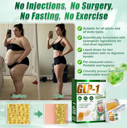 𝗖𝗮𝗿𝗲𝗕𝗿𝗲𝗲𝘇𝗲® GLP-1 𝑺𝒍𝒊𝒎 𝑭𝒂𝒔𝒕 7 𝑫𝒂𝒚𝒔 Metabolic Support Oral Film (✅ 𝐓𝐚𝐫𝐠𝐞𝐭𝐬 𝐰𝐞𝐢𝐠𝐡𝐭, 𝐡𝐞𝐚𝐫𝐭, 𝐛𝐥𝐨𝐨𝐝 𝐬𝐮𝐠𝐚𝐫, 𝐬𝐥𝐞𝐞𝐩, 𝐠𝐮𝐭 & 𝐣𝐨𝐢𝐧𝐭 𝐡𝐞𝐚𝐥𝐭𝐡)