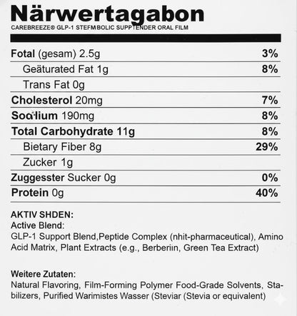 𝗖𝗮𝗿𝗲𝗕𝗿𝗲𝗲𝘇𝗲® GLP-1 𝑺𝒍𝒊𝒎 𝑭𝒂𝒔𝒕 7 𝑫𝒂𝒚𝒔 Metabolic Support Oral Film (✅ 𝐓𝐚𝐫𝐠𝐞𝐭𝐬 𝐰𝐞𝐢𝐠𝐡𝐭, 𝐡𝐞𝐚𝐫𝐭, 𝐛𝐥𝐨𝐨𝐝 𝐬𝐮𝐠𝐚𝐫, 𝐬𝐥𝐞𝐞𝐩, 𝐠𝐮𝐭 & 𝐣𝐨𝐢𝐧𝐭 𝐡𝐞𝐚𝐥𝐭𝐡)